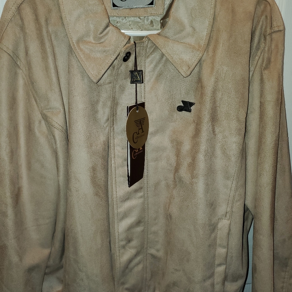 A collection suede jacket
